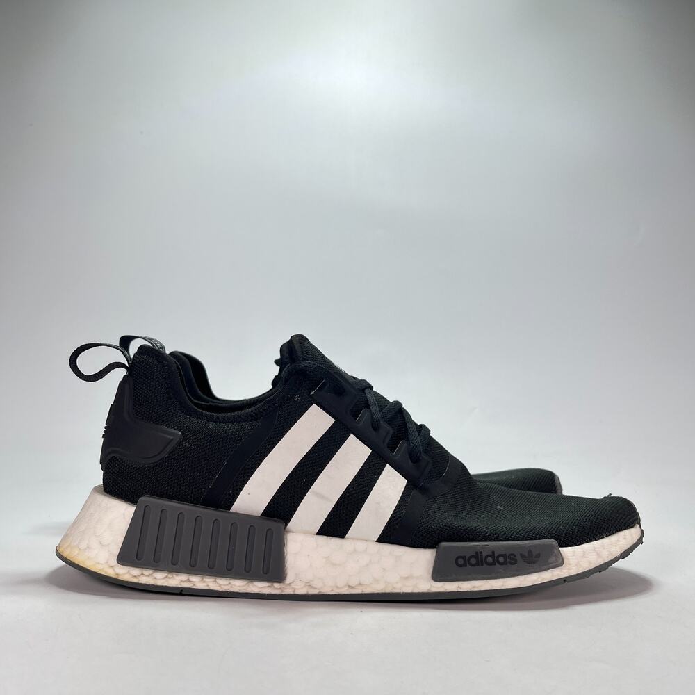 adidas NMD_R1 Core Black Cloud White Casual Streetwear Shoes GZ9258 Mens Size 11
